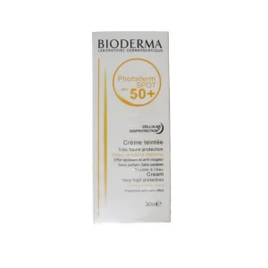 کرم ضدآفتاب رنگی بیودرما Bioderma SPF 50 حجم ۳۰ میلی‌لیتر
